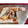 Denim Bear and Toys Baby Quilt
