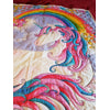 Unicorn and Rainbow Baby Quilt