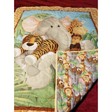 Jungle Animal Baby Quilt