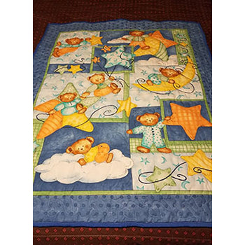 Bears and Stars Baby Quilt